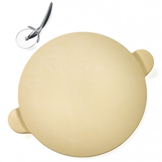 Kameň na pizzu Napoleon priemer 38cm + nôž